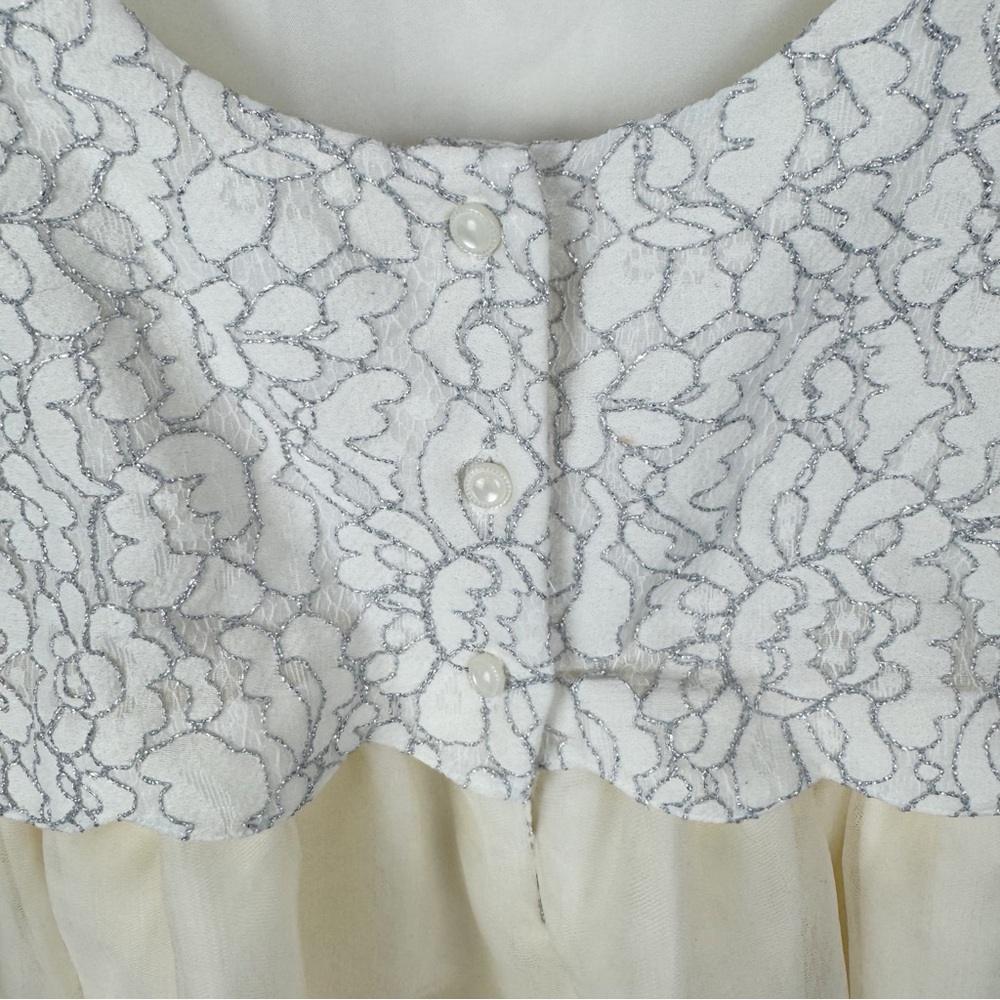 Janie and Jack Cream Lace Special Occasion Formal Dress - Picture 7 of 9